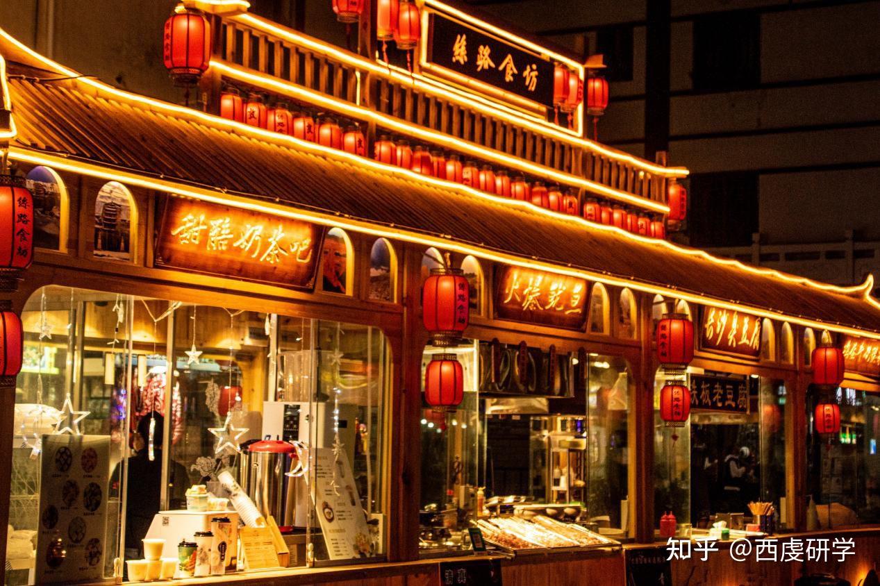 沙洲夜市～敦煌风情画 - 知乎