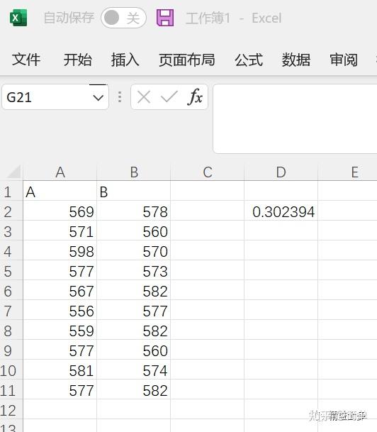 excel怎么算t检验统计量