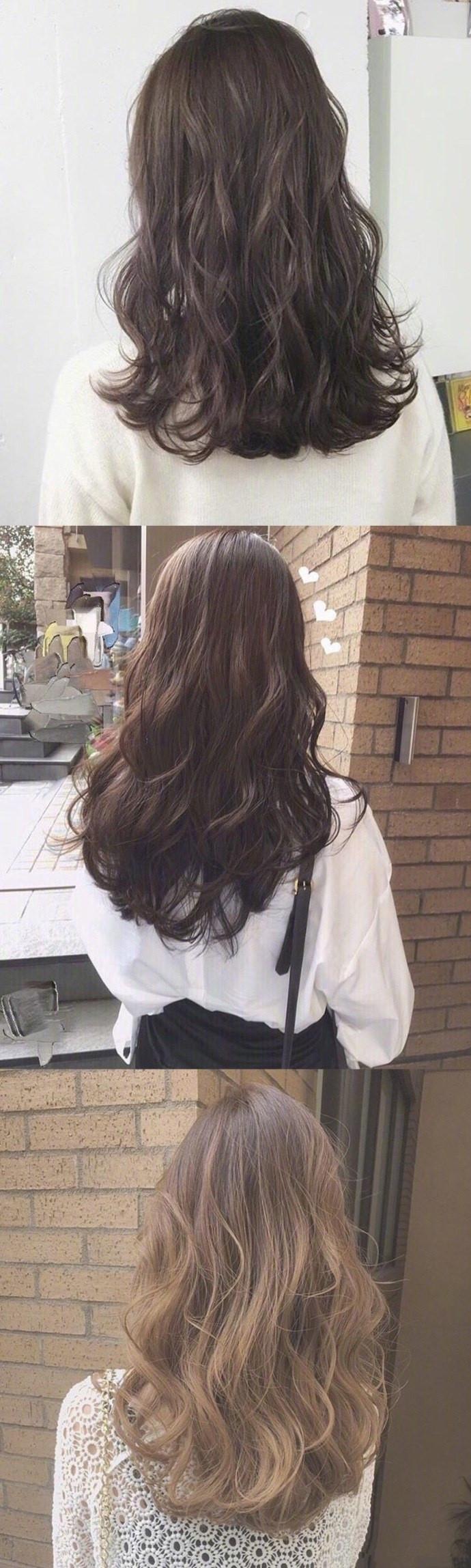 一组温柔空气感卷发小仙女们可以马住参考啦