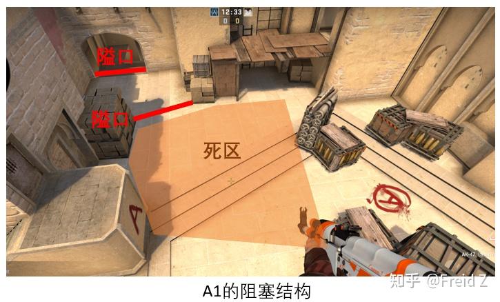 顶级结构csgo经典爆破模式地图的a区结构分析