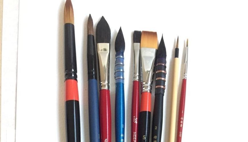 史上最实用 从此新手选水彩笔不求人 对于初学者如何挑选选购入门水彩画笔 知乎