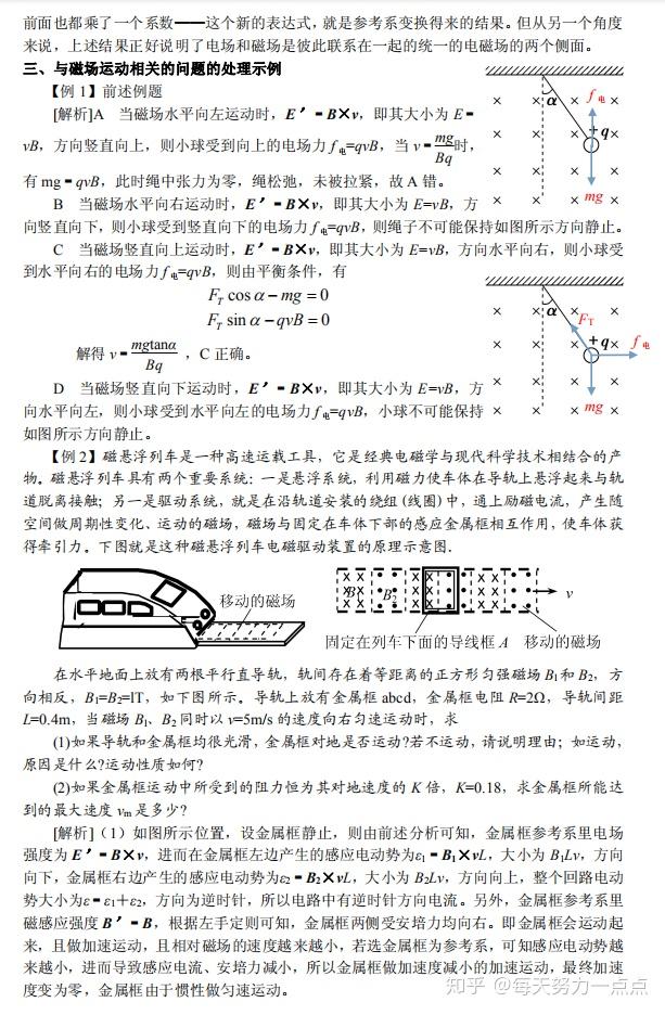 高中物理磁场运动相关题型总结吃透这些题考试不丢分