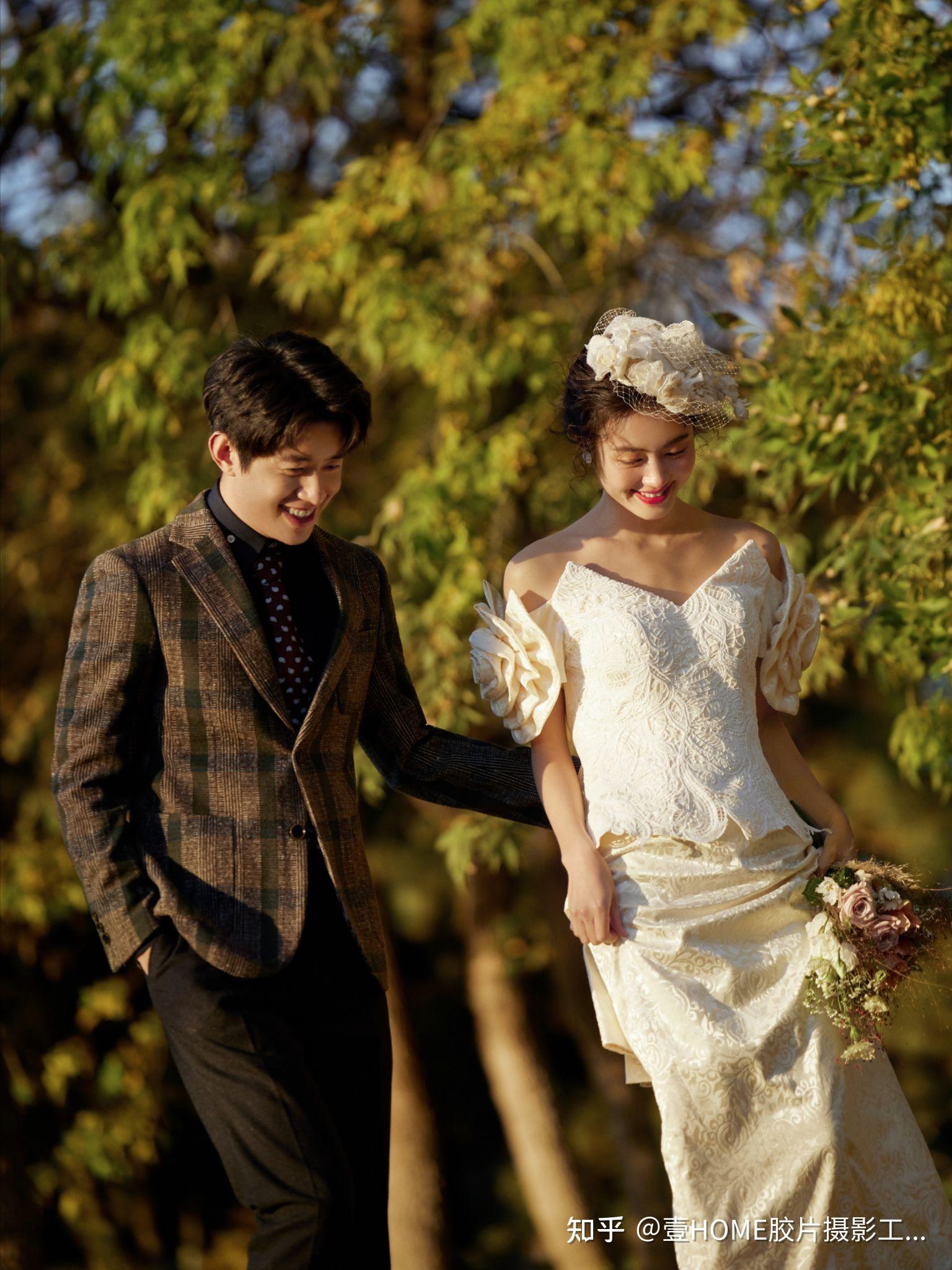 定格森系婚纱照最美的镜头瞬间清新,唯美,经典都能在森系画面里呈现