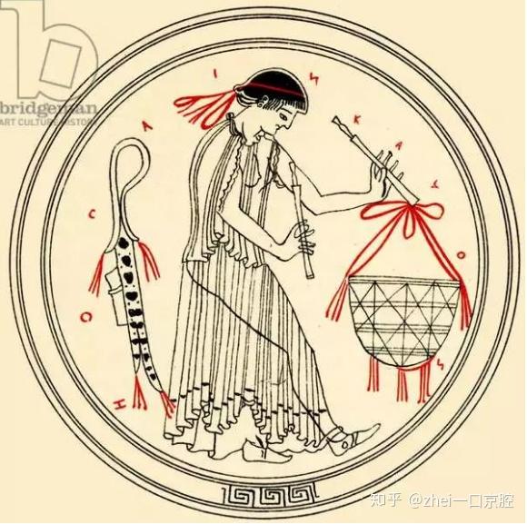 阿夫洛斯管演奏者画像