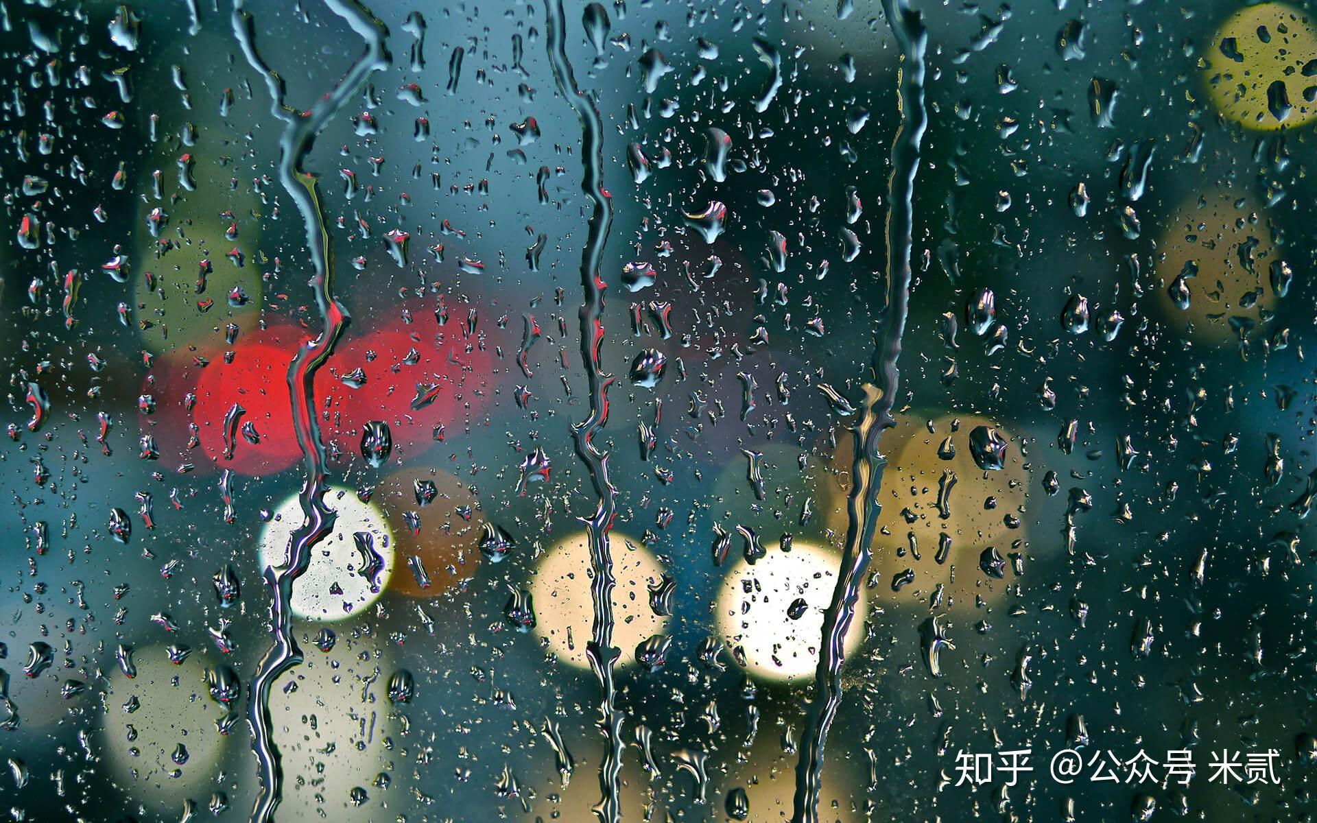 有哪些关于雨天繁华城市的手机壁纸