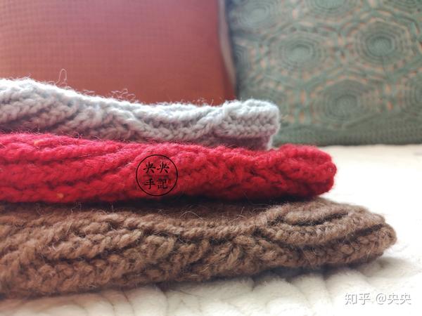 团织棒针青海波包头帽