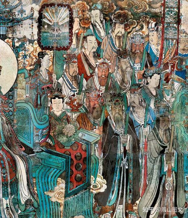 中国壁画巅峰之作《朝元图》,可惜原物被倒卖到加拿大 - 知乎