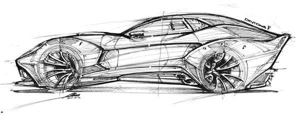 设计师matthewparsons的汽车工业设计手绘手稿41p