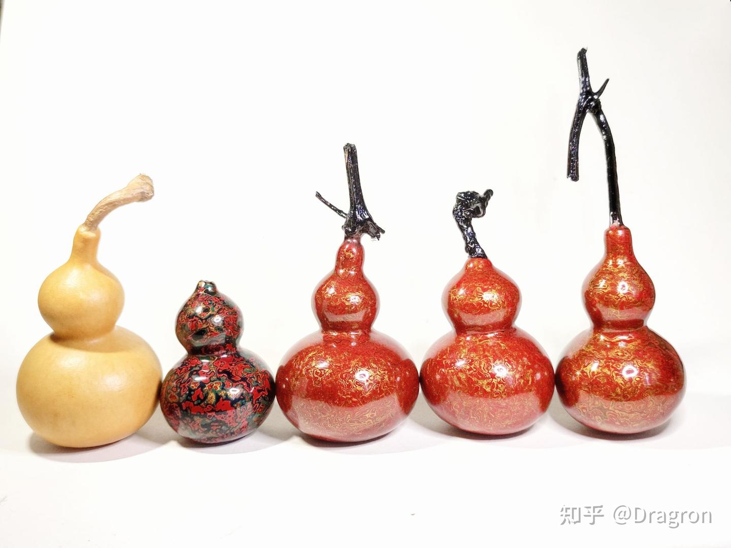 大漆葫芦红金斑犀皮福禄- 知乎 大漆葫芦红金斑犀皮福禄- 知乎