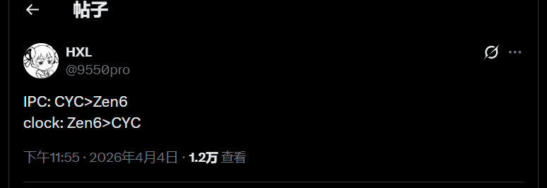 Nova Lake VS Zen 6,新消息称各有千秋!AMD 将在频率赢过英特尔