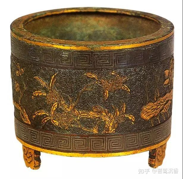 古董，香炉，古銅製，江戶時代，時代物 古銅 獅子 香炉 時代物 骨董 銅獅子鎮柄香炉 文化遺産オンライン