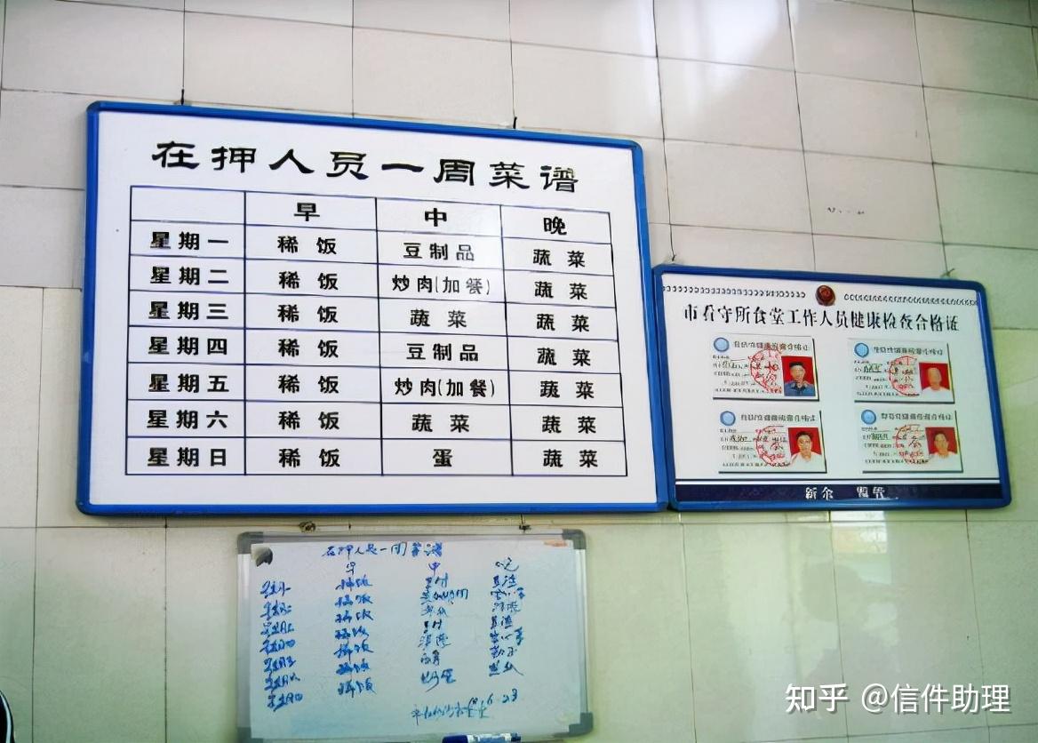北京朝阳区监狱伙食表图片