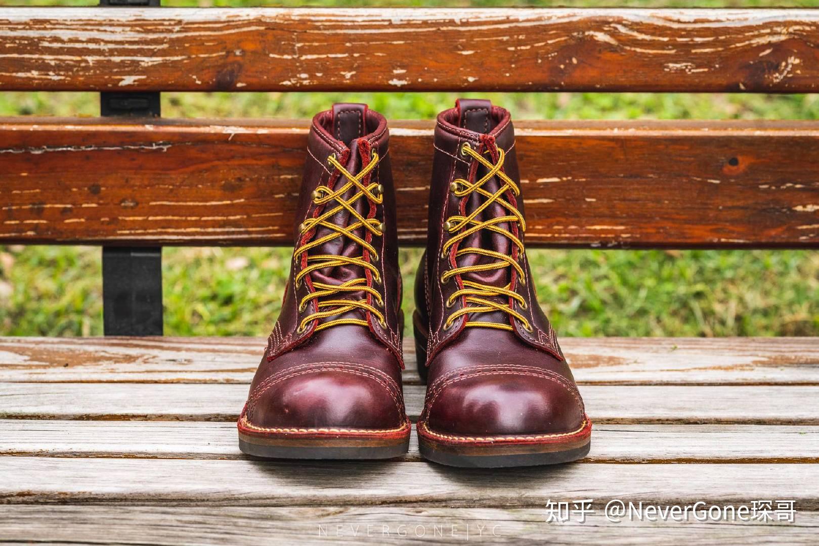 wesco闲扯酒红油皮packer工装靴开箱解析