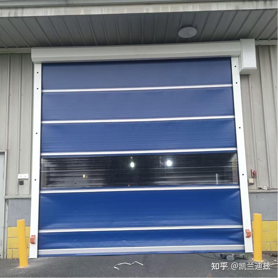 仓库两道门互锁防虫快速卷帘门