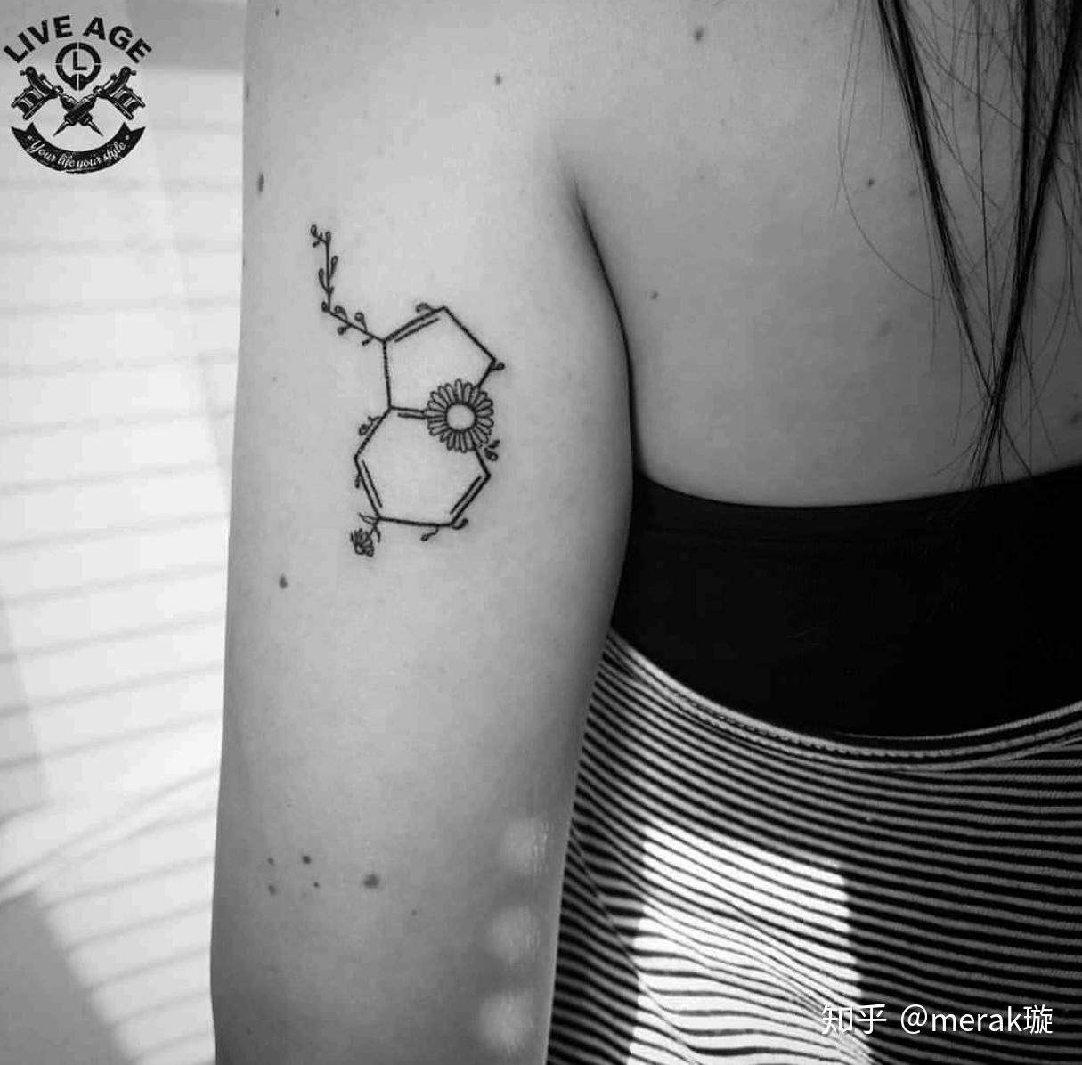 纹身|理科学霸专属——分子式方程式纹身