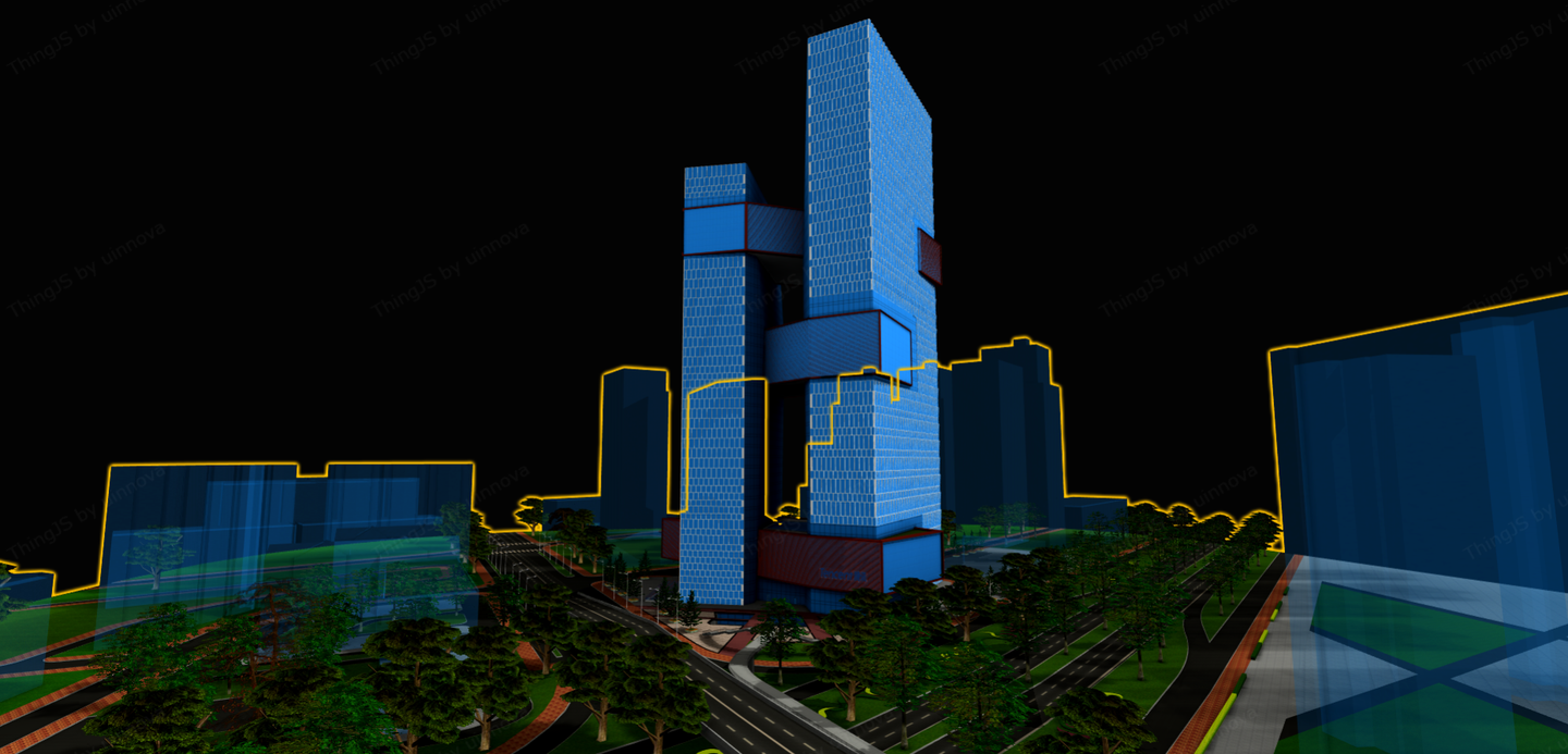 基于webgl的建筑安全三维可视化效果 ThingJS 3d 开发 - 知乎