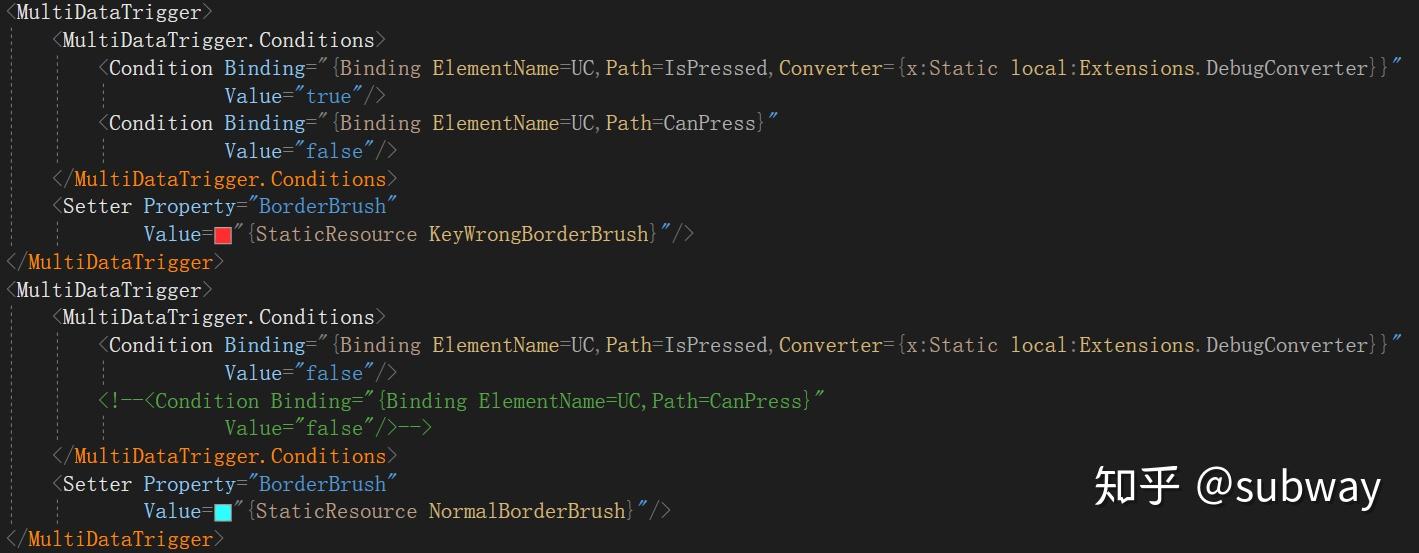 Wpf trigger 