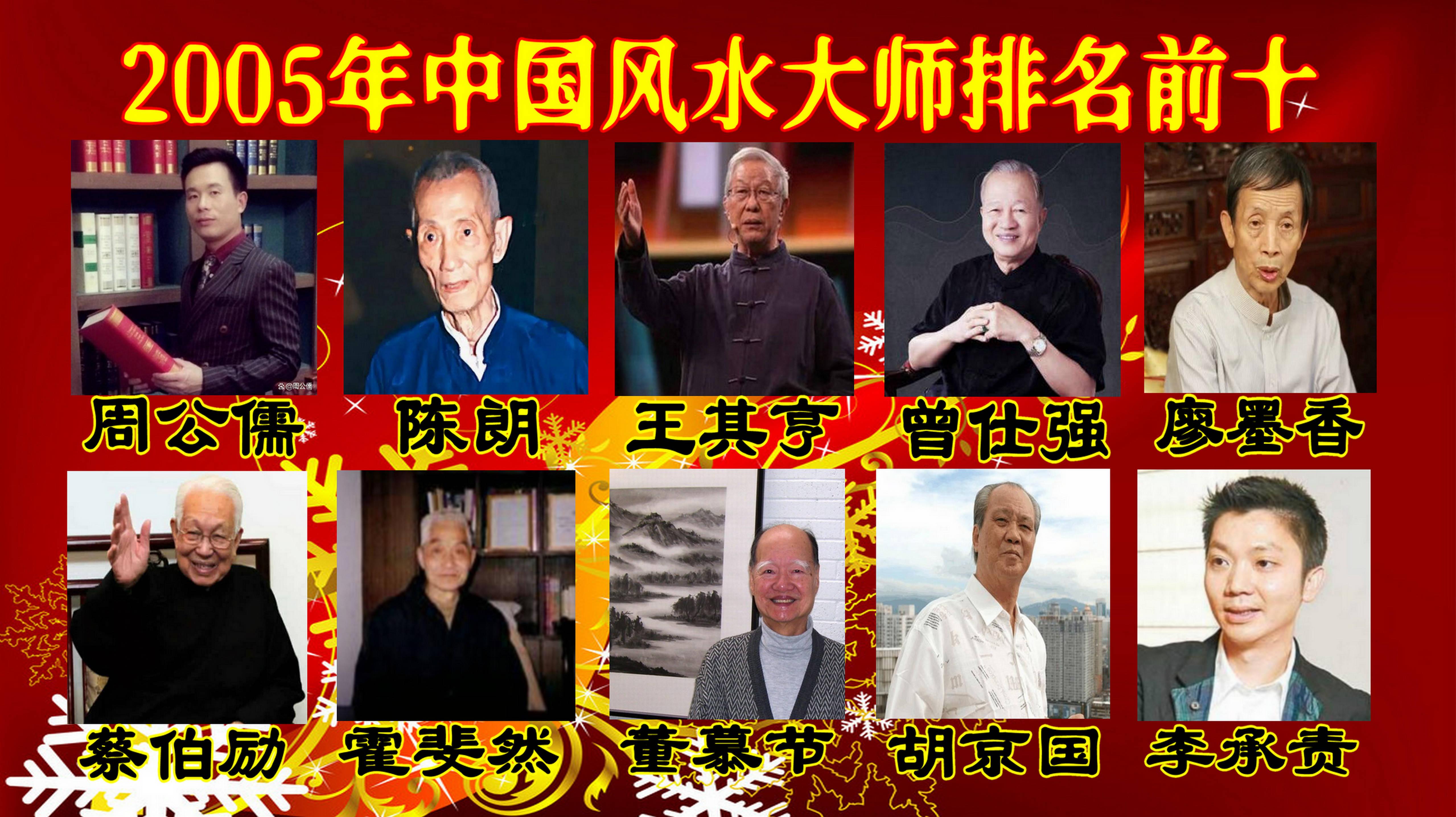 2000年-2023年度连续24年中国十大风水大师最完整排名榜单 - 知乎