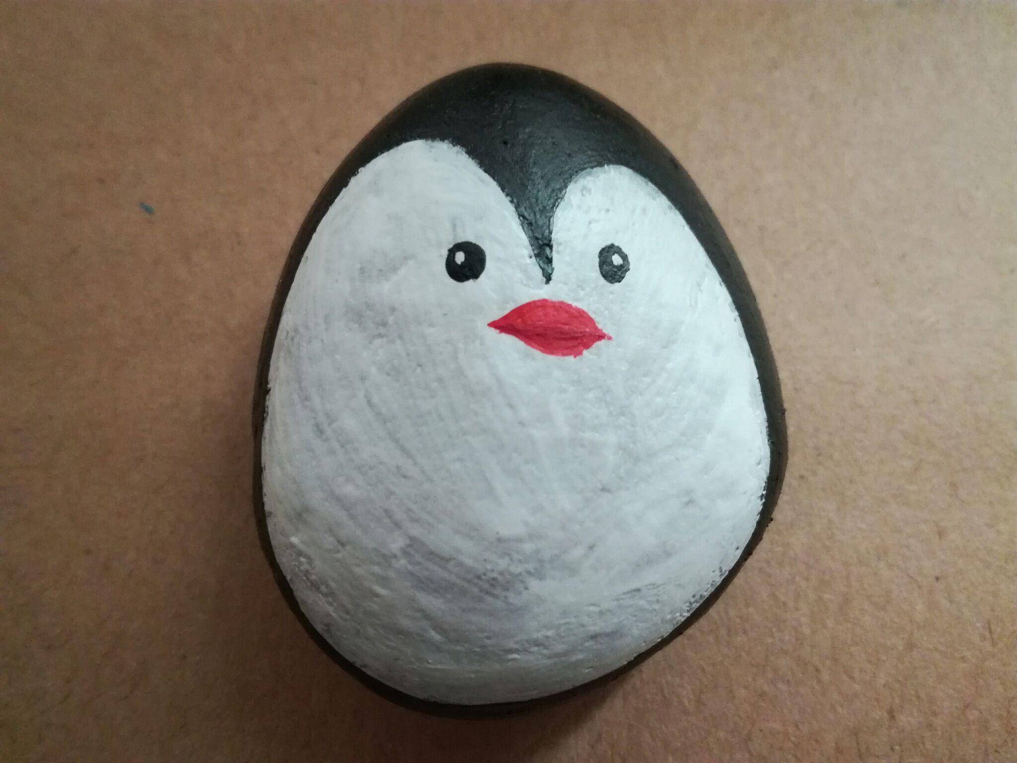 在石头上画画怎样才能画的均匀