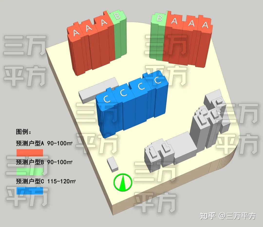 户型首发，600w级浦东森兰绿地旁【森兰·万安境】总图、日照、户型深度评测 知乎 