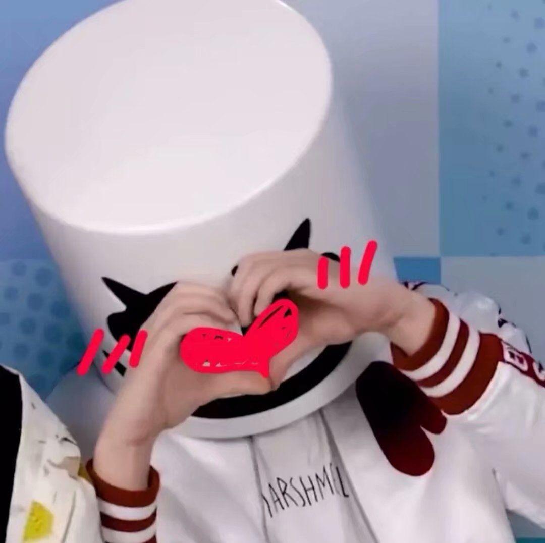 有这种djmarshmello的表情包吗