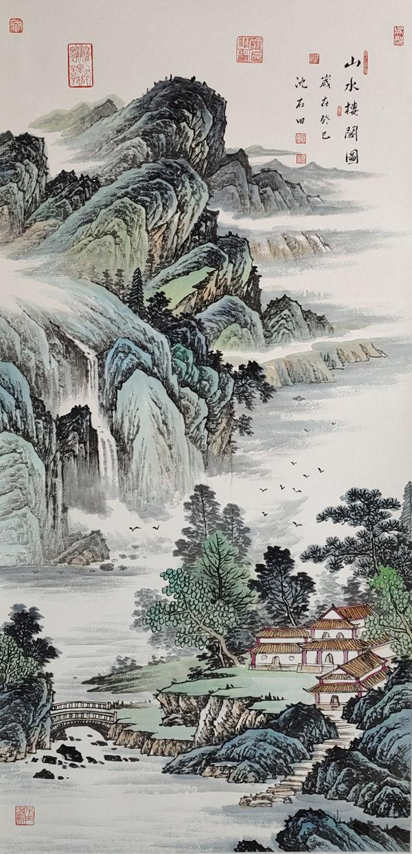 吴门画派沈坤沈石田大匠之门2022北京中艺国际美术馆预展臻品