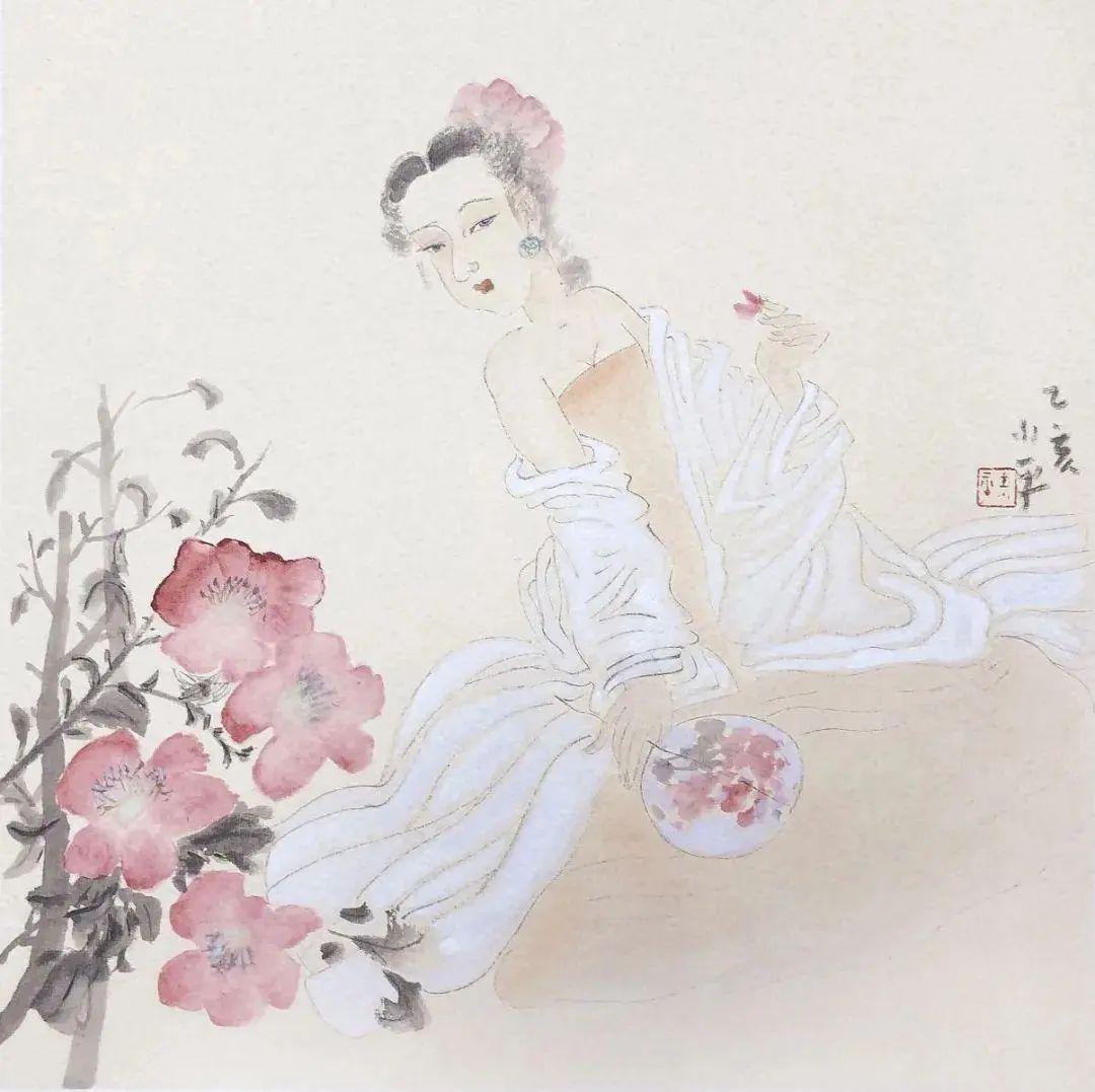 【国画天地】王小平笔下的人物有一种娴静安祥之美