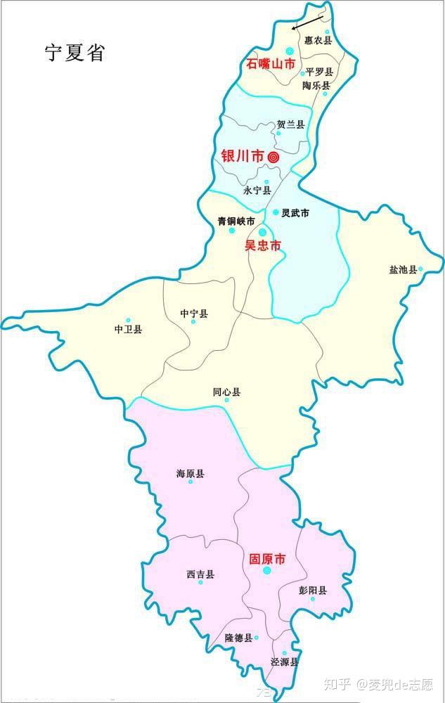 银川市地图三区图片