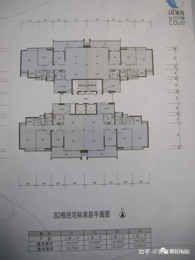 中海花城湾b3栋户型图图片