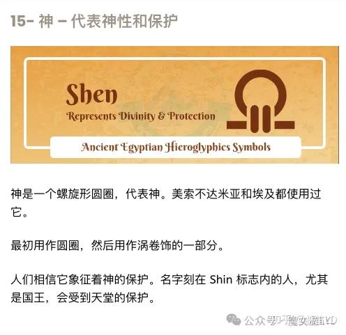 古埃及人最常用的30个象征符号 - 知乎