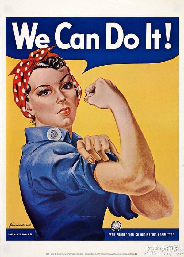 doyle在二战时的著名征兵海报:we can do it!