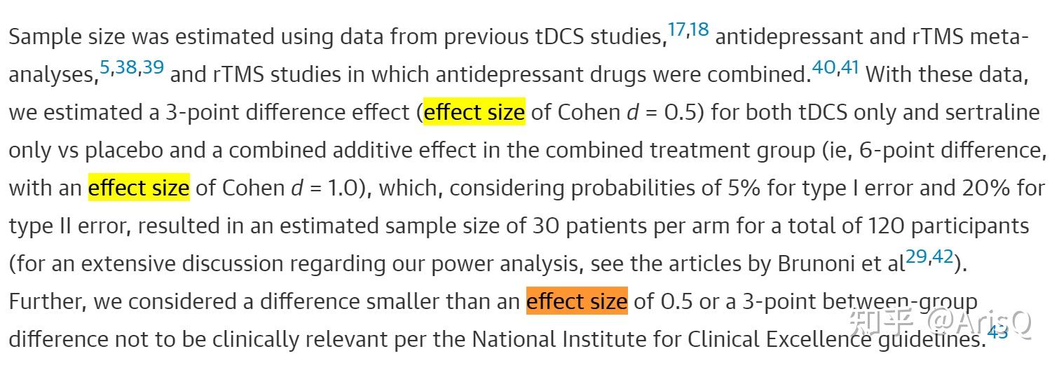  cohen s d effect size 
