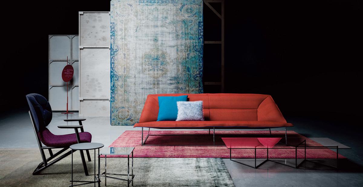 意大利家具品牌Moroso的Tender模块沙发是