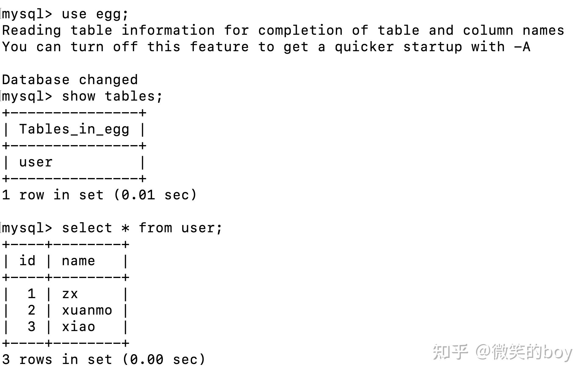 Mysql 