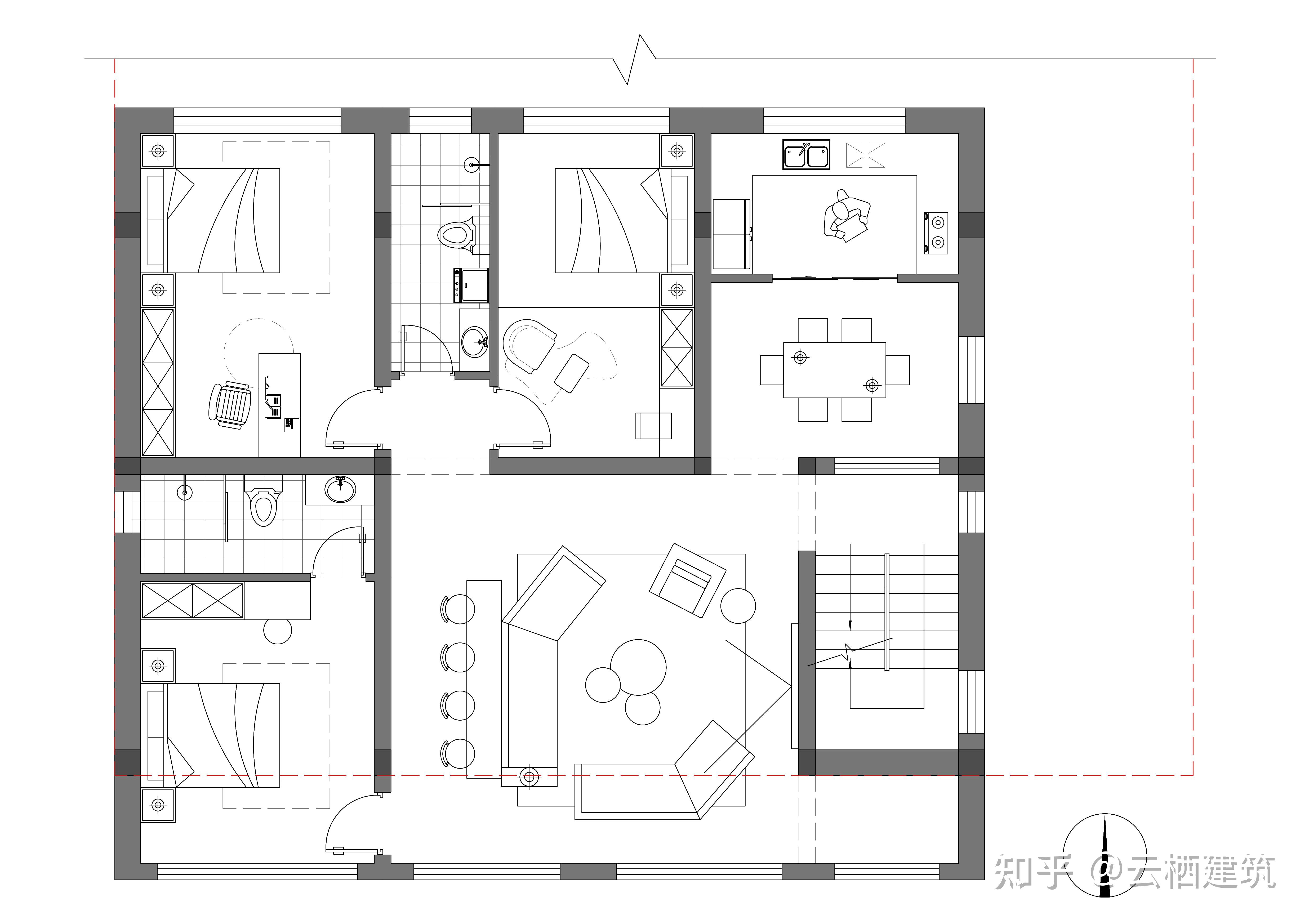 云栖建筑丨12.50*11.10m自建别墅,自住,出租依然可以逼格满满