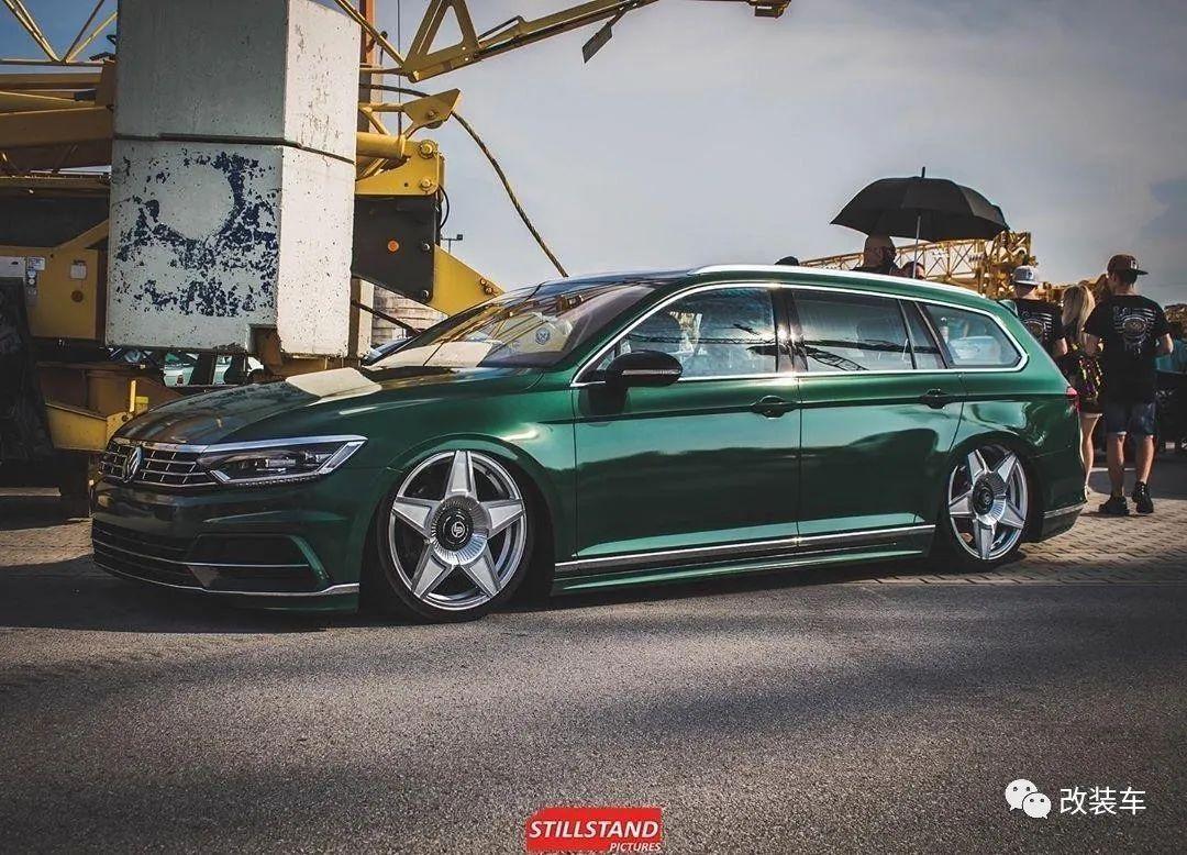 旅行车玩低趴更有味道,大众蔚揽改装极致低趴姿态 - 知乎