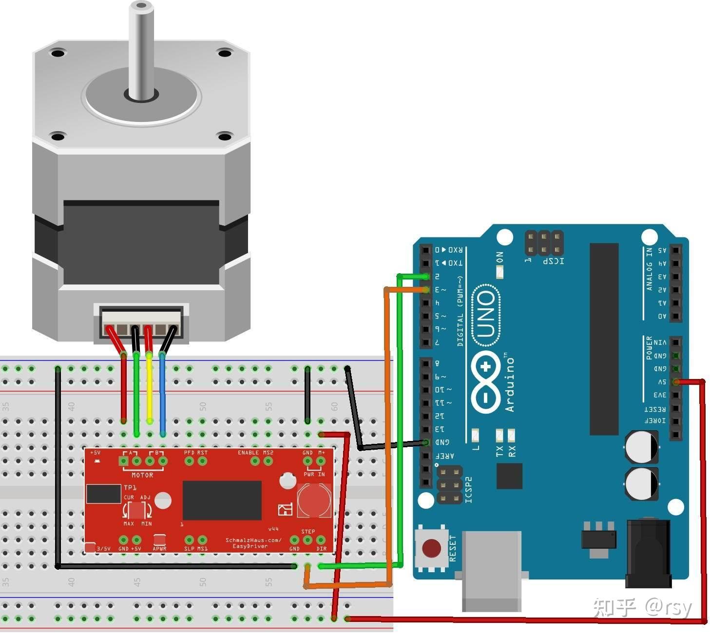 用Arduino设计物理实验17：入门实验之步进电机控制 - 知乎
