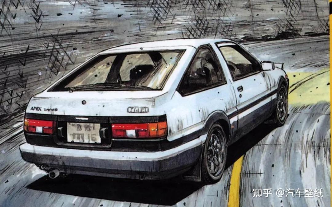 万众瞩目的AE86!再快的86也追不上奔驰里的夏树! - 知乎