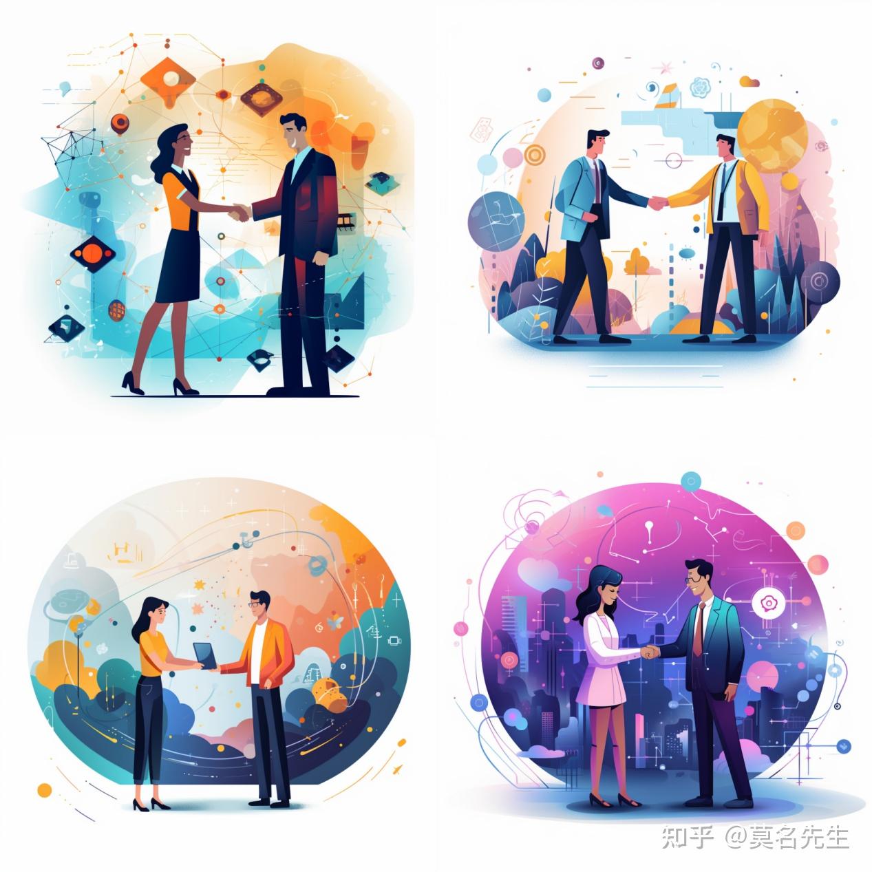 掌握Midjourney系列:16个令人惊叹的企业插图 - 知乎