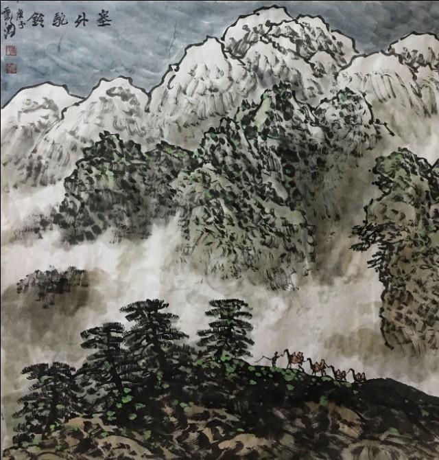 金陵画派画家葛云池先生独爱山水画创作,他师承画家魏紫熙大师,60余载