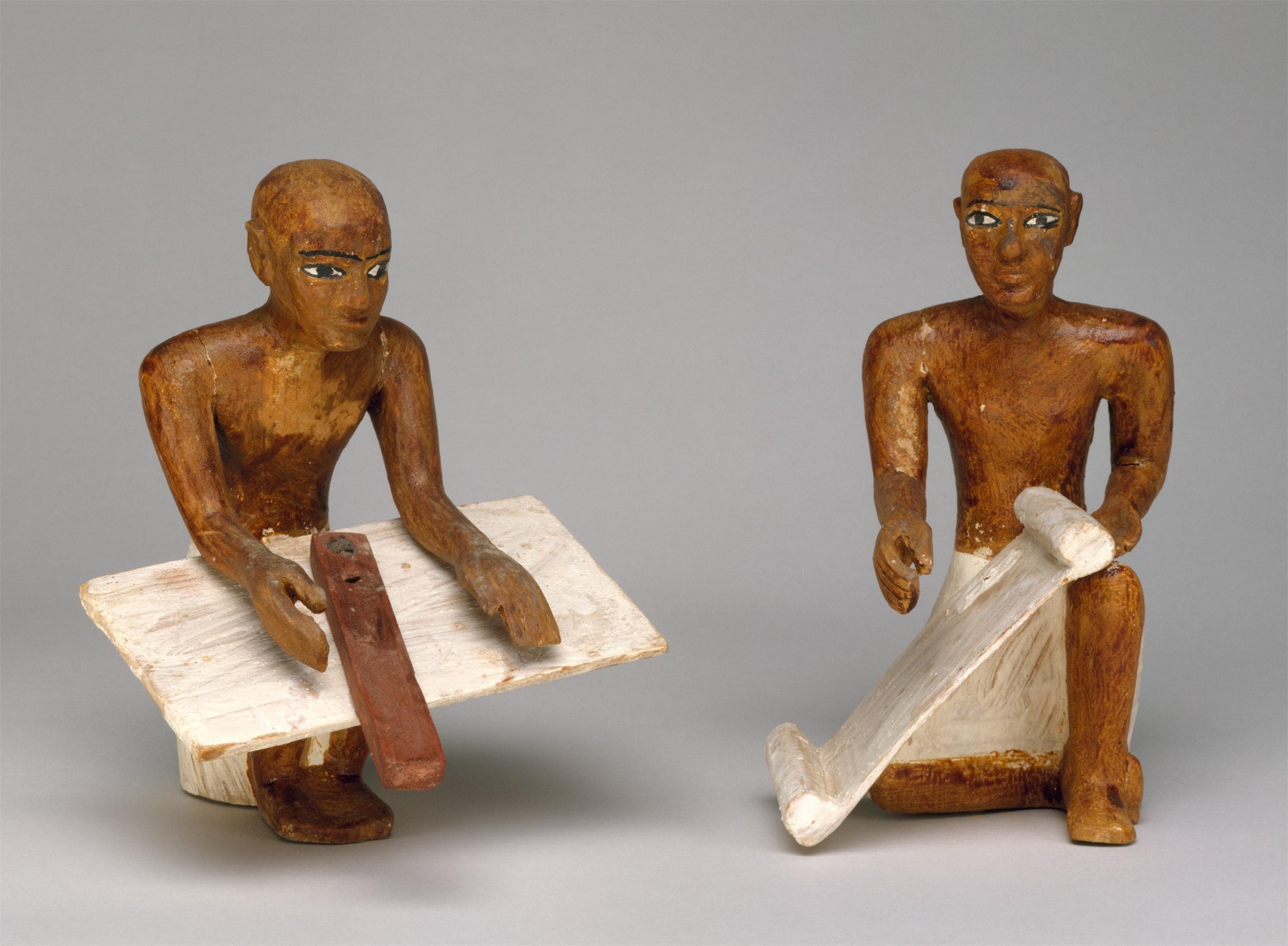 埃及贵族墓陪葬模型栩栩如生人小魂不小纽约大都会艺术博物馆藏高清