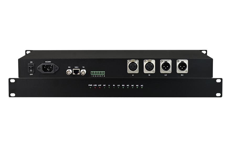 e1转1路立体声音频卡侬头xlr编解码器产品介绍