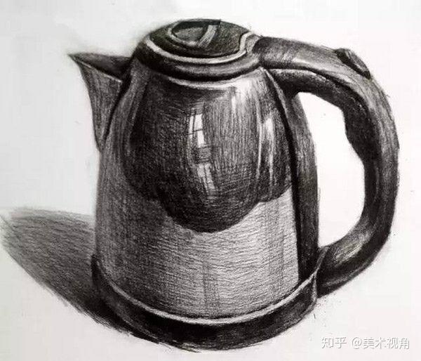 看了这个 我保证你们素描中不锈钢质感的塑造绝对炉火纯青 !