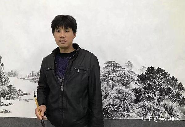 画家尹年明山色空朦钟灵毓秀