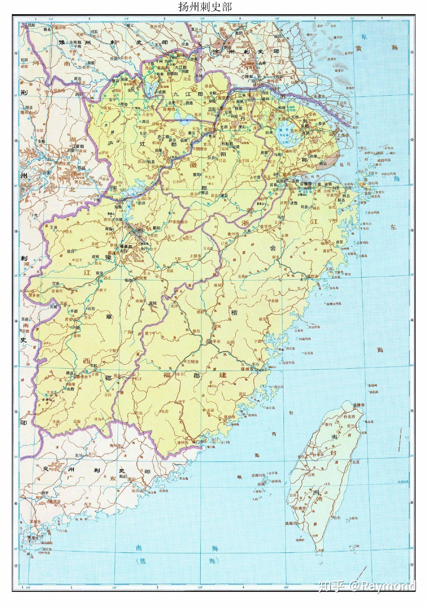 东汉时期各州郡地图