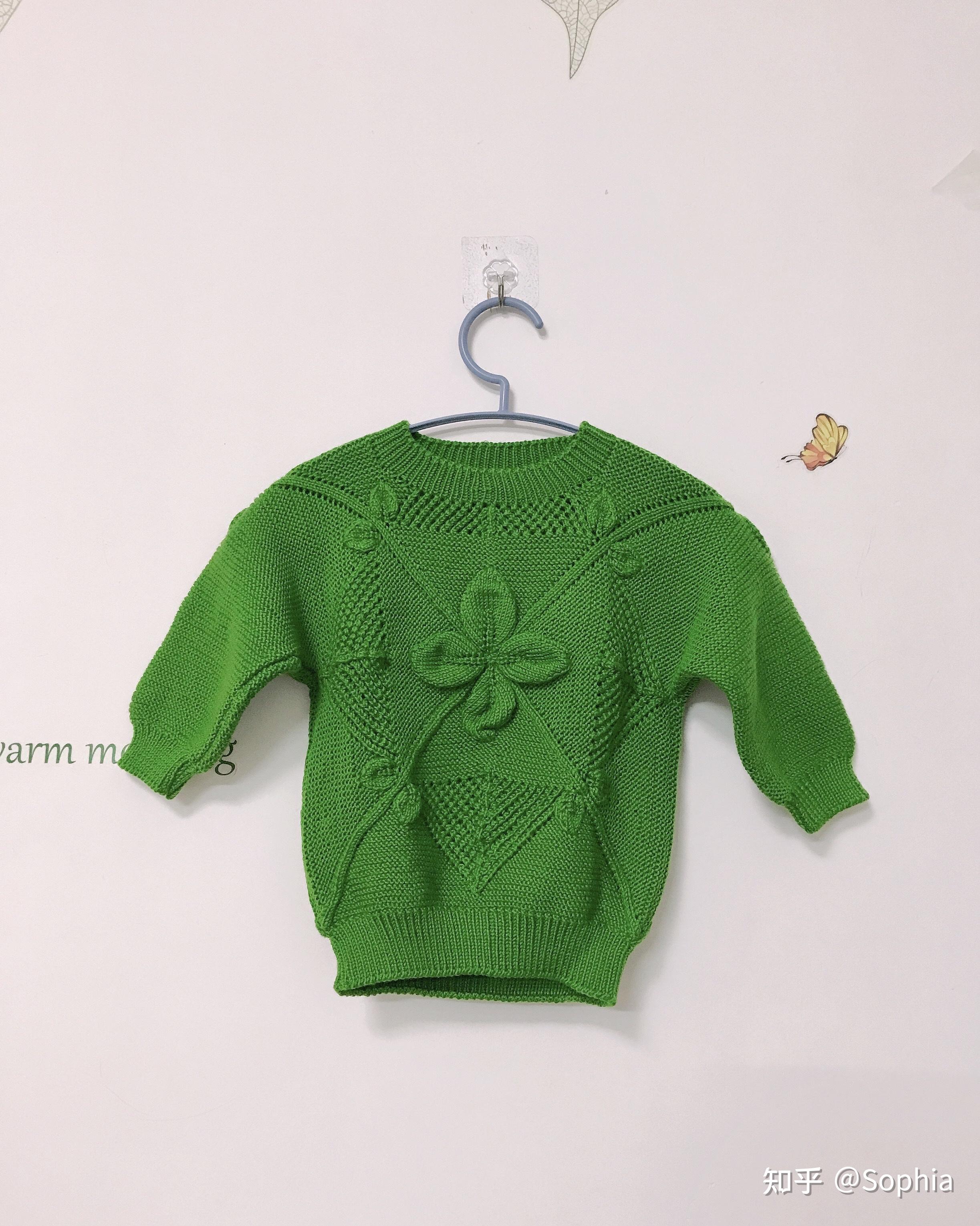 记录我超爱的儿童婴儿手工编织毛衣开衫