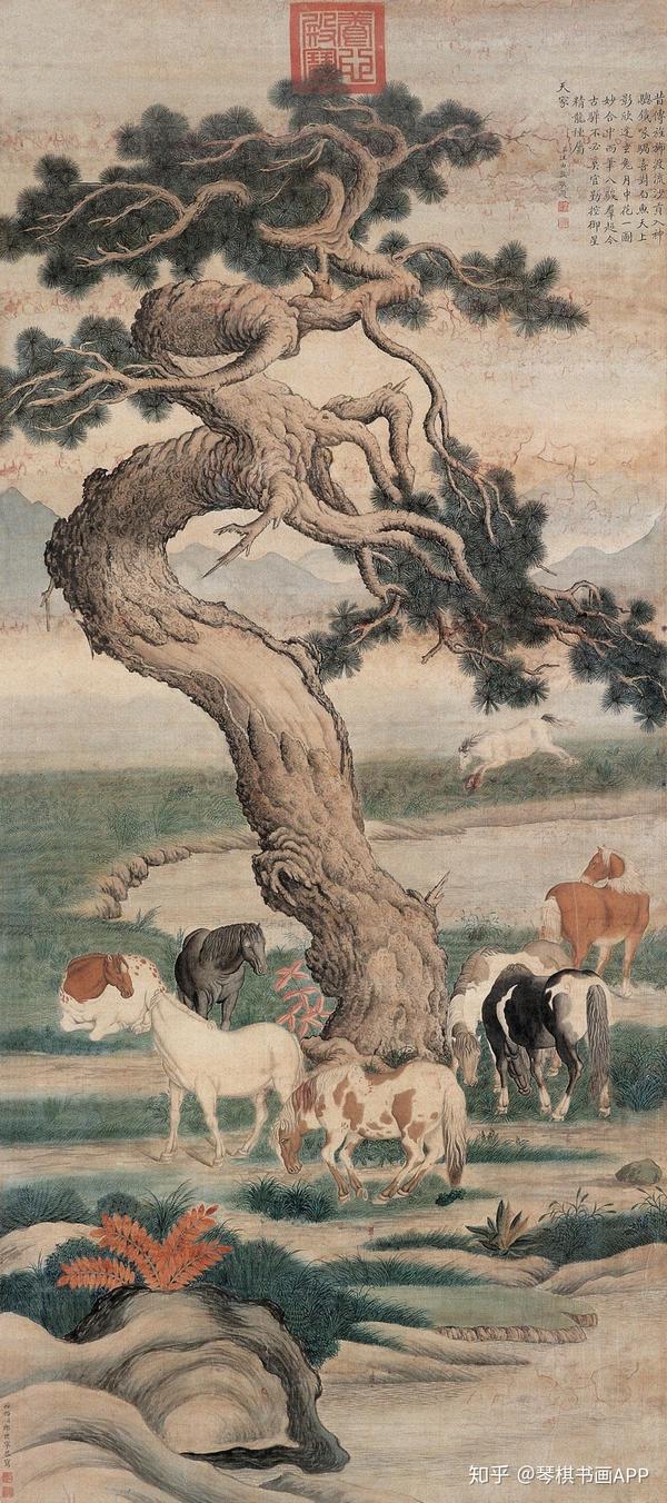 郎世宁精典作品高清全集(111张) - 知乎