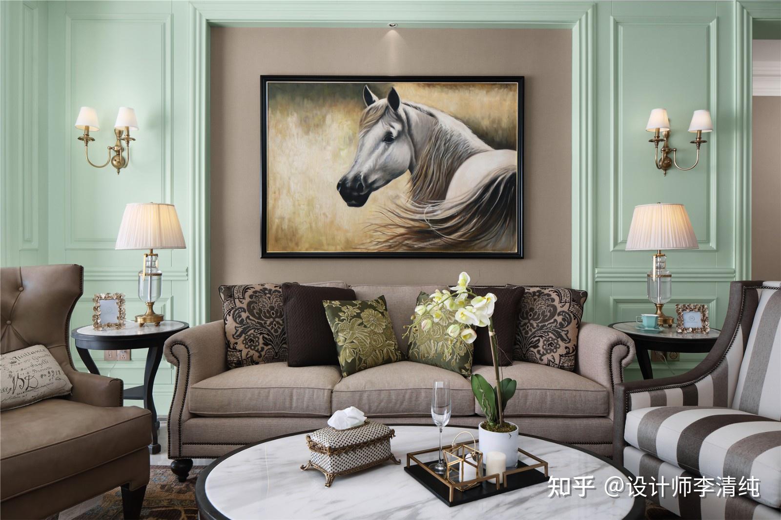 豪宅分享美式复古清新大平层对品质的极高追求