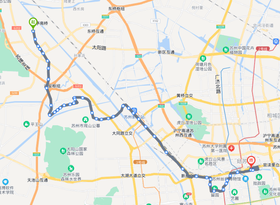 2021年最新江苏苏州新区火车站途经公交车线路乘坐点及其运行时间查询