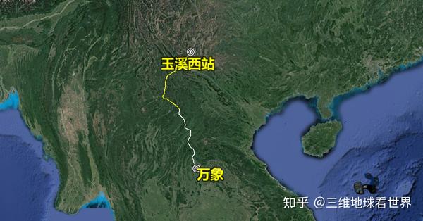 中老铁路沿途 老挝铁路 中老挝高铁